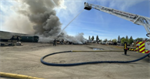 Pile of scrap metal catches fire in Spokane