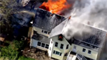 VIDEOS: Heavy house fire in Massachusetts spreads to 5 other buildings