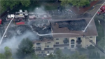 VIDEO: Dozens displaced by fire at Massachusetts condo complex