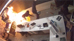 VIDEOS: Arson suspect catches fire after targeting Michigan dispensary