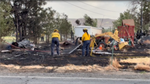 Benton County fire near Riverview High School damages home, nearby vegetation