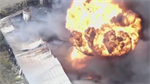 VIDEOS: Fireball erupts as massive fire in Northern California scorches barns, vegetation