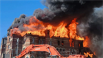 VIDEOS: Massive fire destroys historic Hudson River Psychiatric Center in New York