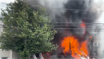 VIDEOS: Electric vehicle explodes in Massachusetts  driveway, causing fire that burned 2 homes