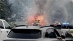VIDEOS: Trailer carrying fireworks ignites in spectacular display on Tennessee highway