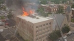 VIDEOS: Fire heavily damages historic building in Indiana; deemed unsafe to enter