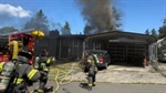 One dog killed, three people evaluated after Kent house fire