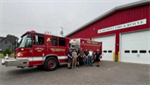 Fire truck donated to replace Searsmont engine that burned in deadly Maine lumber mill fire