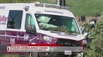 Stolen CA Ambulance Crashes After Police Chase