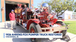 Indiana fire department receives fully restored 1926 fire truck