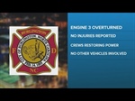 NC Fire Engine Overturns Responding to Emergency Call