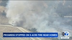 Drone Collides With Helicopter at Encino (CA) Reservoir Fire