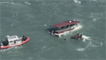 VIDEOS: 1 dead, 3 missing after boat sinks near Alcatraz Island in San Francisco Bay