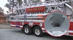 Bullet Hits Cobb County (GA) Fire Apparatus, Nearly Hitting Firefighter
