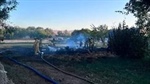 Fire destroys trailer in Finley, two people escape