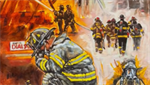‘I just felt like honoring them’: New Mexico man gifts Albuquerque Fire Rescue a painting he created