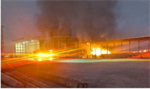 Fire crews extinguish 2-alarm blaze at Stella-Jones plant in Arlington hours after start
