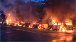 VIDEOS: Multiple car fires erupt following blown transformer in New Jersey