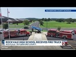 TN  High School Fire Science Program Receives Donated Fire Apparatus