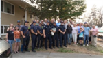 Washington: Spokane firefighters honored at community block party after saving homes