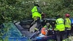 Kitsap County firefighters have to cut roof off crashed car to free woman with 0.40% BAC, deputies say