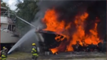 VIDEO: Florida firefighters battle fire involving three boats Belle Hatchee Marina