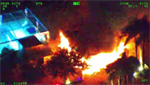 VIDEO: Sheriff’s helicopter spots massive fire in Florida, helps firefighters save home