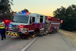 Willowfork (TX) Firefighters Injured in Apparatus Crash While Assisting at Ross Fire