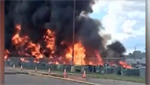 VIDEOS: Fire at industrial plant in Mississippi prompts evacuation