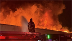 VIDEO: Crews respond to 2-alarm seafood warehouse fire in Washington