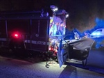 3 NC firefighters hurt, fire truck wrecked during emergency calls