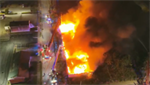VIDEO: Firefighters battle 2-alarm abandoned church fire in Missouri amid intense heat conditions