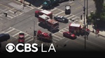 L.A. Fire Department Ambulance Involved in Collision