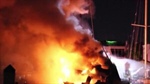 VIDEO: Crews put out fire on 60-foot sailboat in Florida