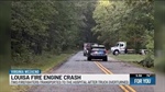 Two VA Firefighters Treated After Apparatus Crash