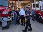 Carbondale (PA) Gives New Fire Truck a Push