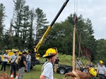 Utility Donates Crane Truck to VA Large Animal Rescue Team
