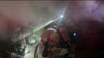 VIDEO: Two New Mexico firefighters escape injury after floor collapses into basement fire