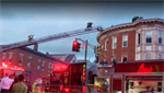 VIDEOS: 43 people displaced after 5-alarm fire rages through Massachusetts apartments