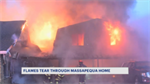 100 firefighters respond to New York house fire; one injured