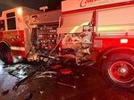 Concord (NC) Fire Engine Struck by Passing Vehicle at Accident Scene