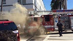 Fire Apparatus Catches on Fire in Miami Beach
