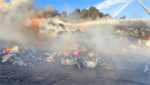 VIDEO: Santa Ana winds fuel massive scrap yard fire, threaten southern California businesses