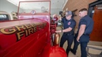 As vintage firetruck turns 100, Indiana firefighters unveil refurbished museum