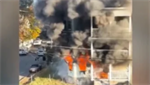 VIDEO: 5 people rescued from fire at multifamily home in southeastern Massachusetts