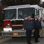 Town Shows Off New Shiny, Red Fire Truck