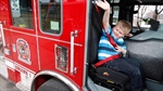 Second-Grader with Longtime Medical Issues Gets Ride Home from School in Firetruck