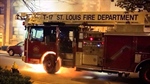 St. Louis Firetruck Catches Fire