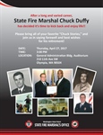 State Fire Marshal Chuck Duffy Retirement Celebration Invitation