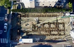 Drone Provides Aerial View of New Downtown Fire Station 6 Construction